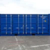 Contenedor marítimo 20 pies lateral abierto azul nuevo