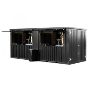 Contenedor Barra Desmontable 6×2 metros XL Negro RAL 9005
