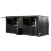 Contenedor Barra Desmontable 6×2 metros XL Negro RAL 9005