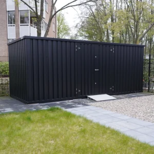 Contenedor de almacenamiento de 5 x 2 metros – con puerta doble