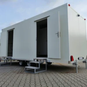 Remolque WC con doble WC 6×2,40 metros.